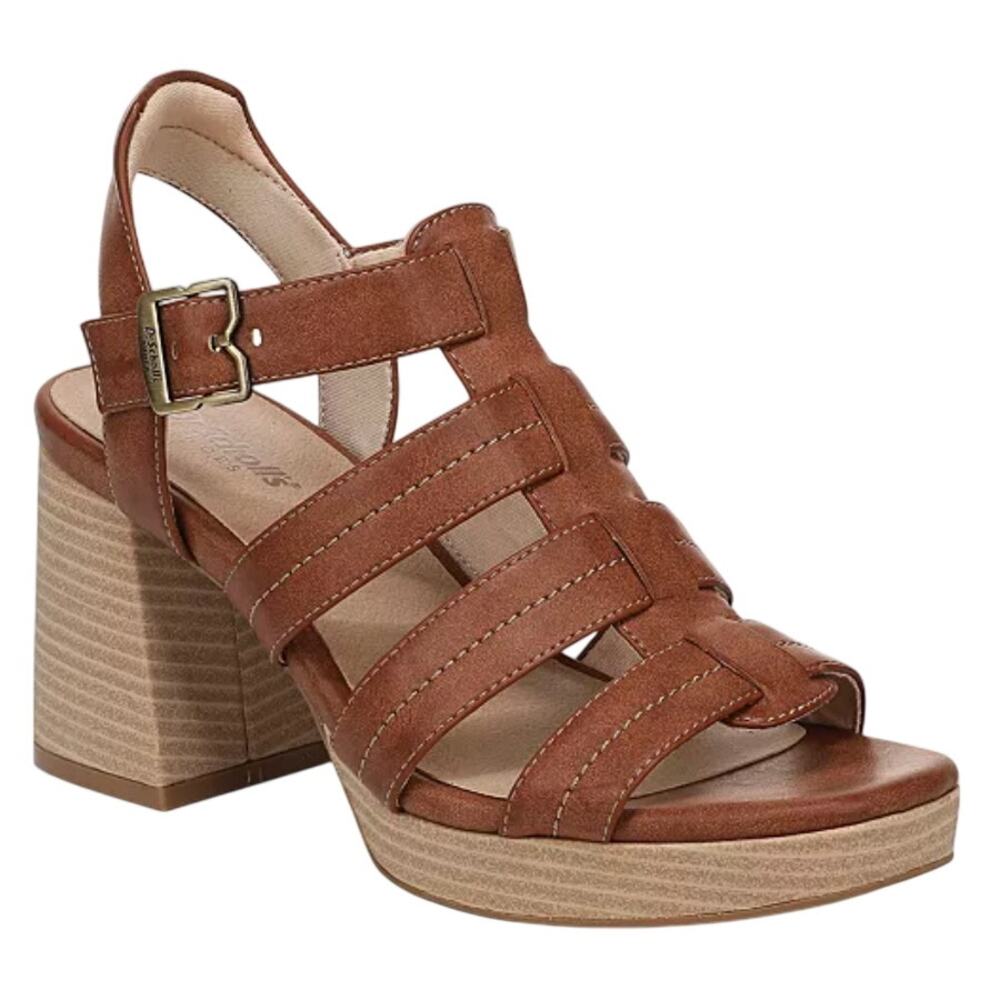Dr. Scholl's Women's Makayla Strappy Sandals in Honey Brown, Size 8.5